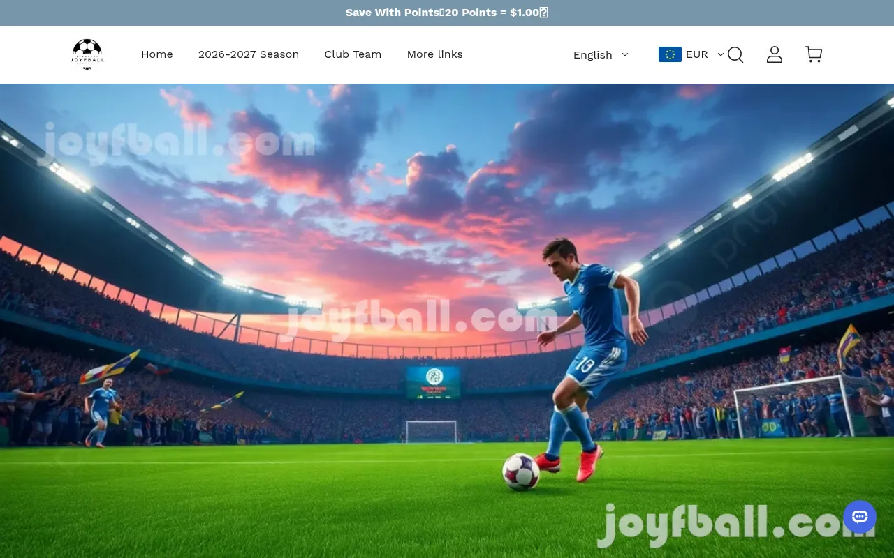 Screenshot of joyfball.com