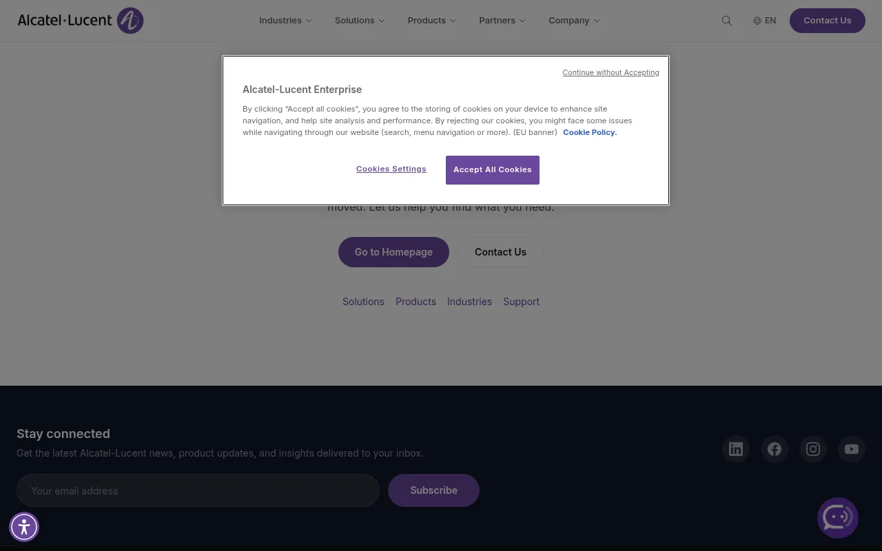 Screenshot of al-enterprise.com