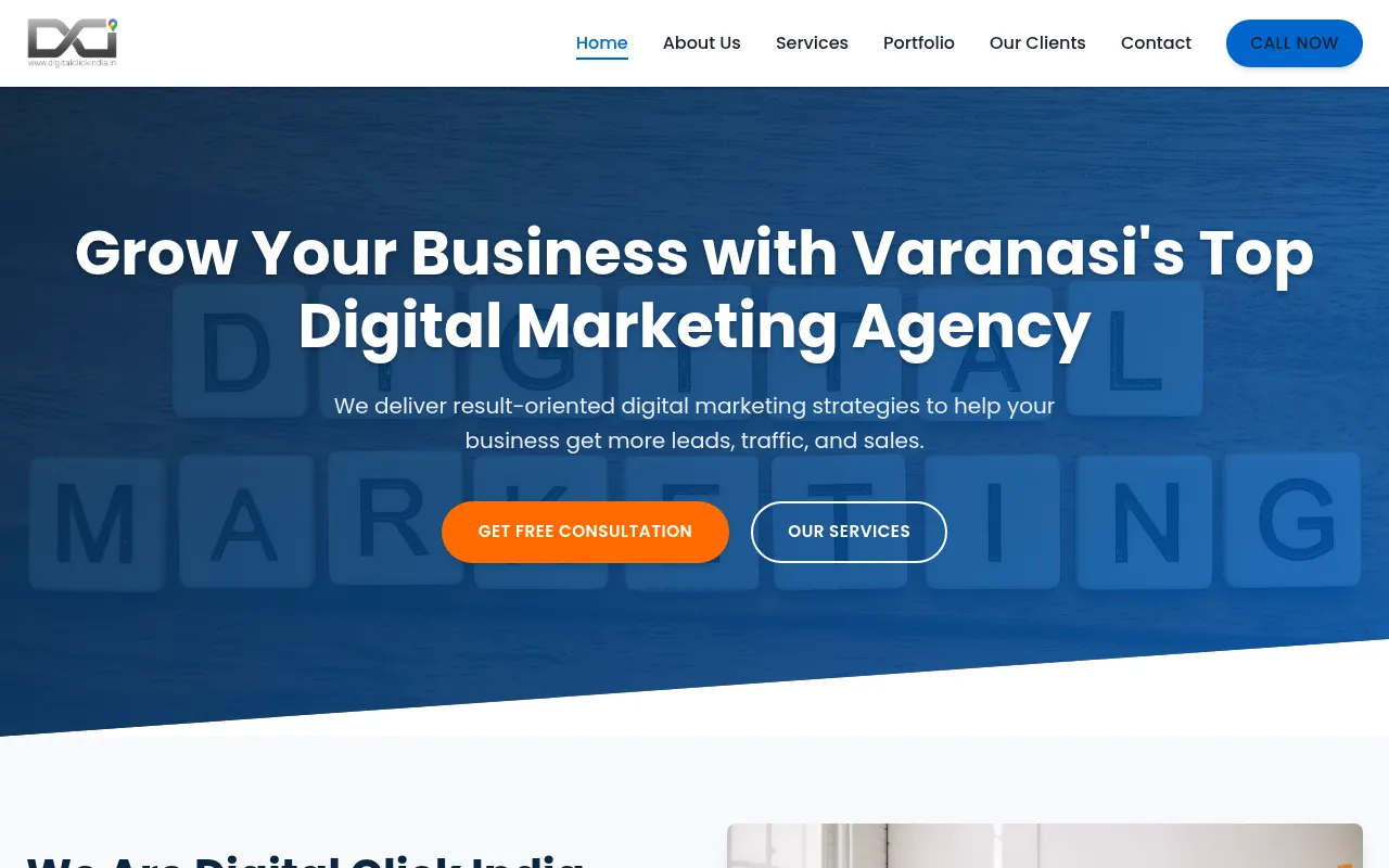 Screenshot of digitalclickindia.in