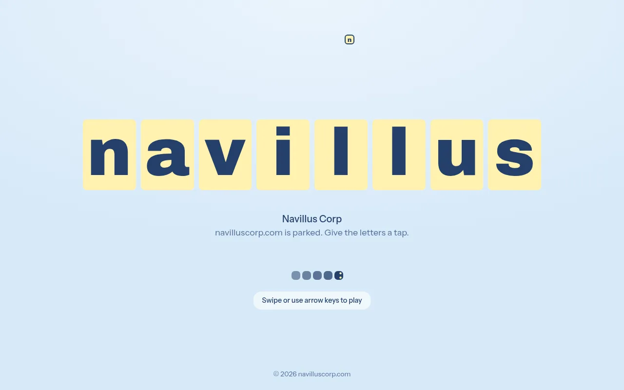 Screenshot of navilluscorp.com