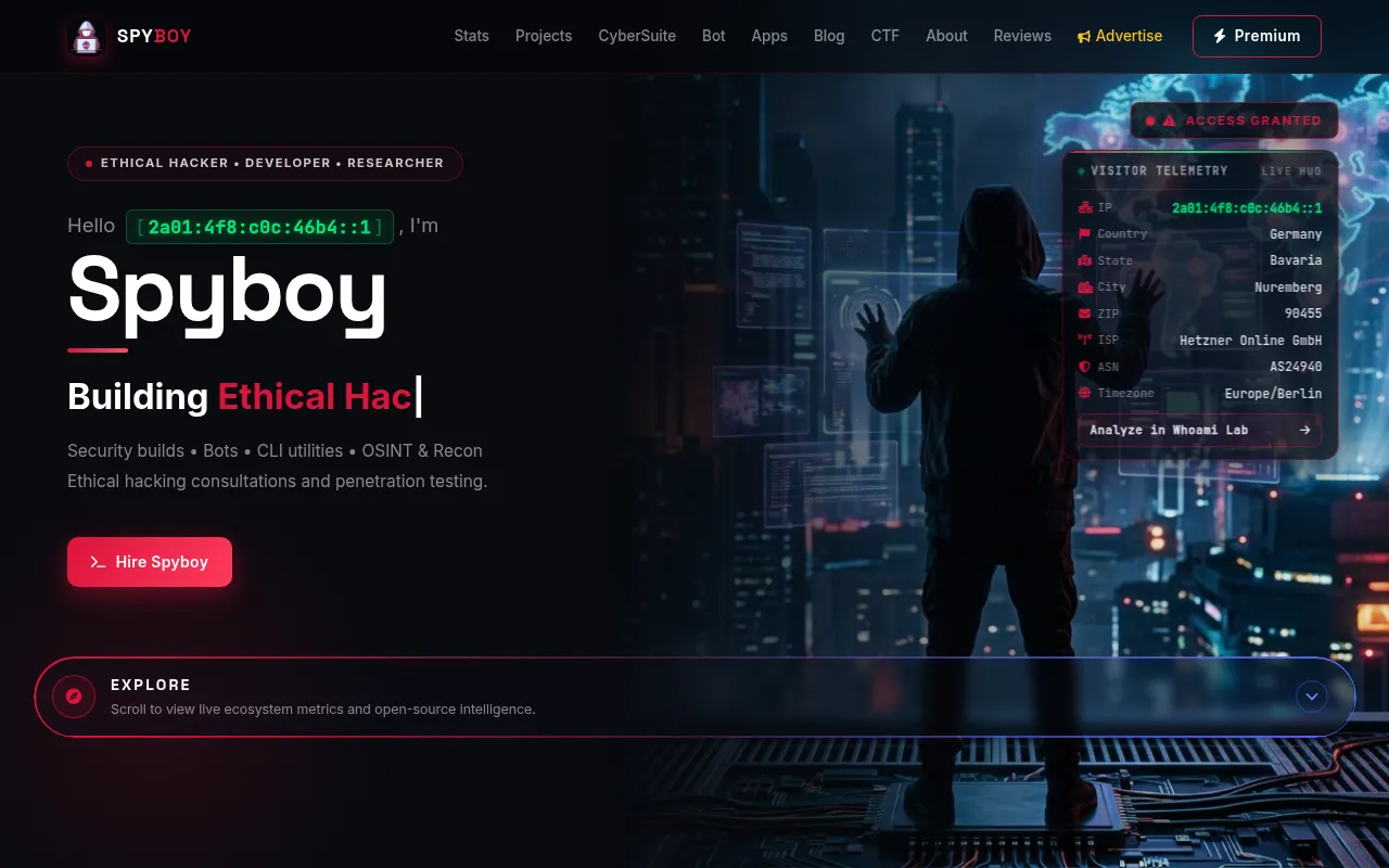 Screenshot of spyboy.in