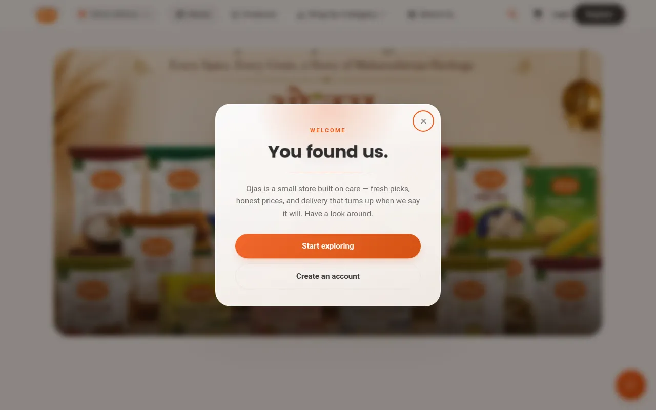 Screenshot of ojasaata.com