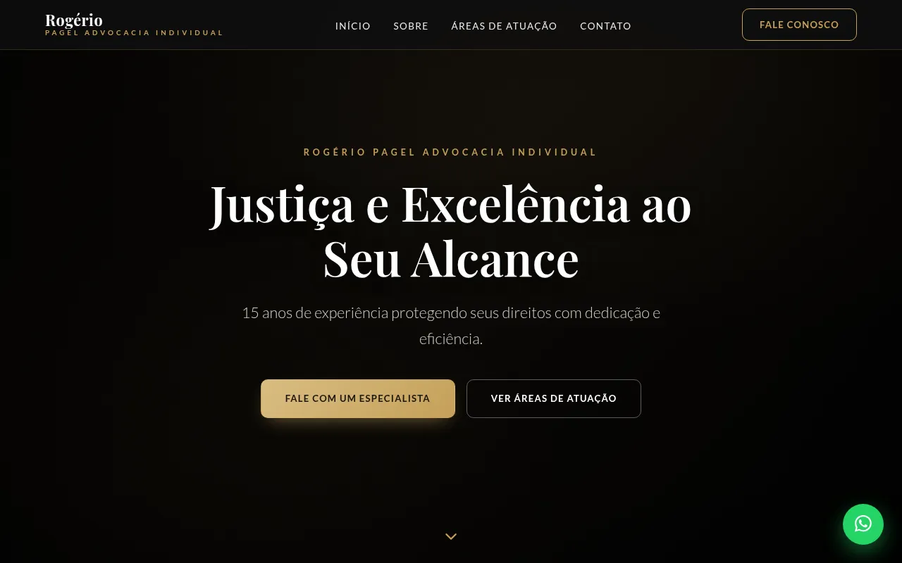 Screenshot of rogeriopagel.com.br