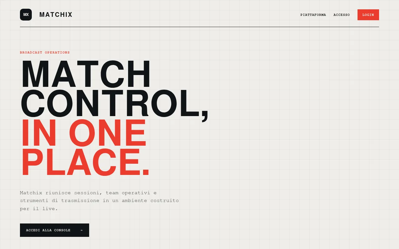 Screenshot of matchix.it