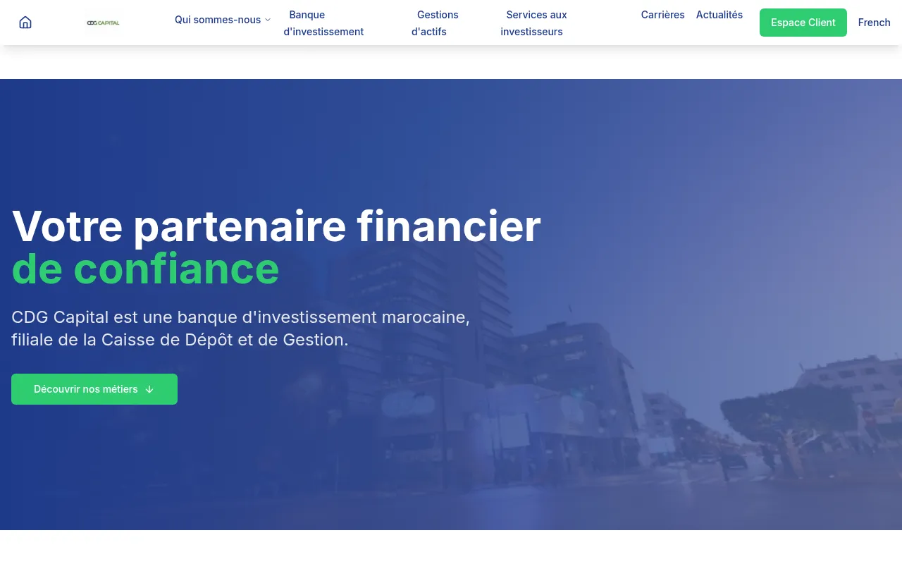 Screenshot of cdgcapital.vercel.app