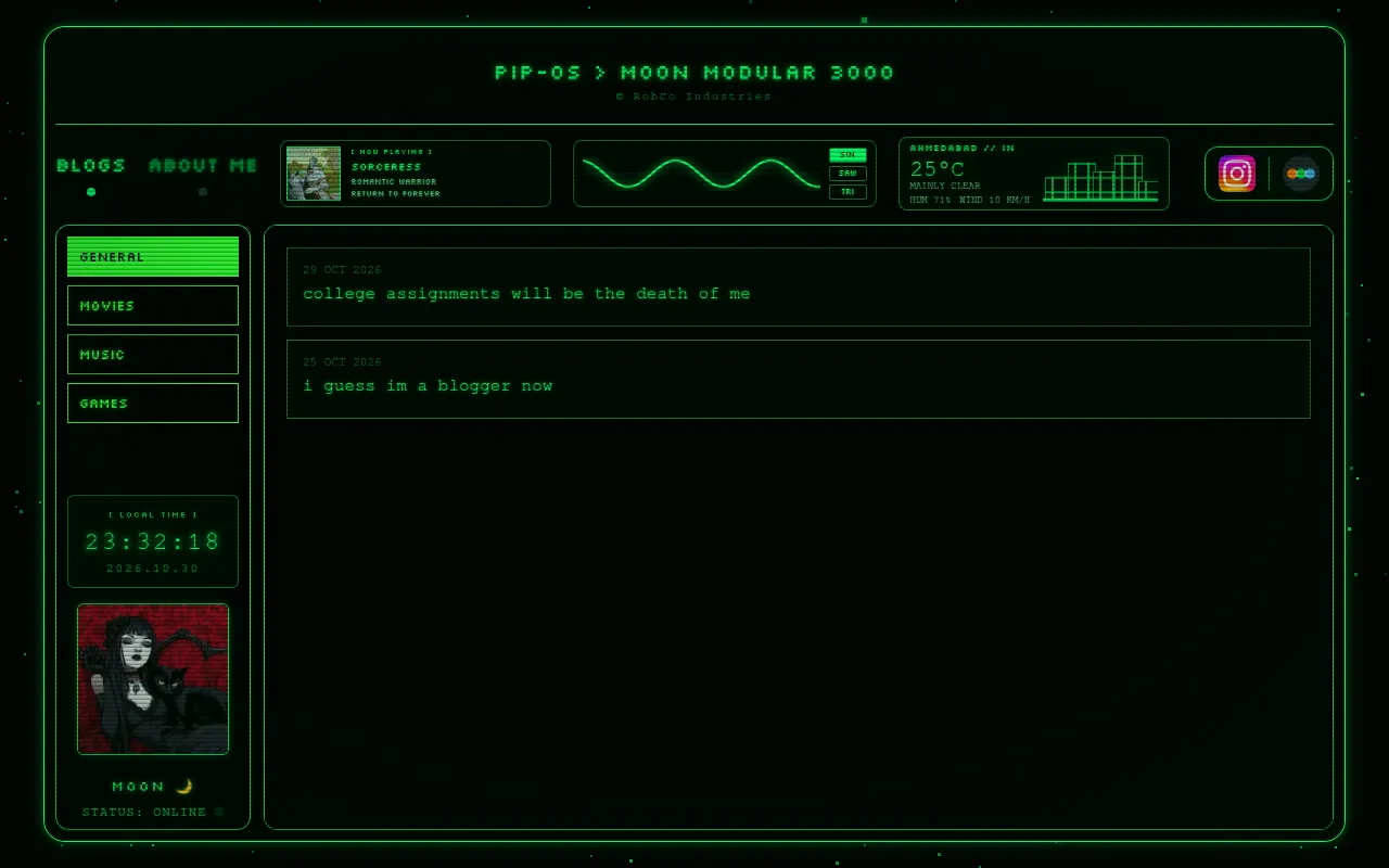 Screenshot of moonconure.nekoweb.org