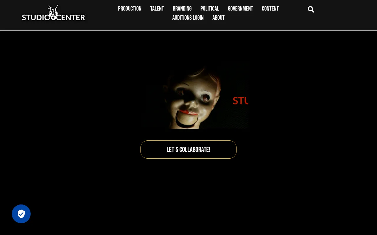 Screenshot of studiocenter.com