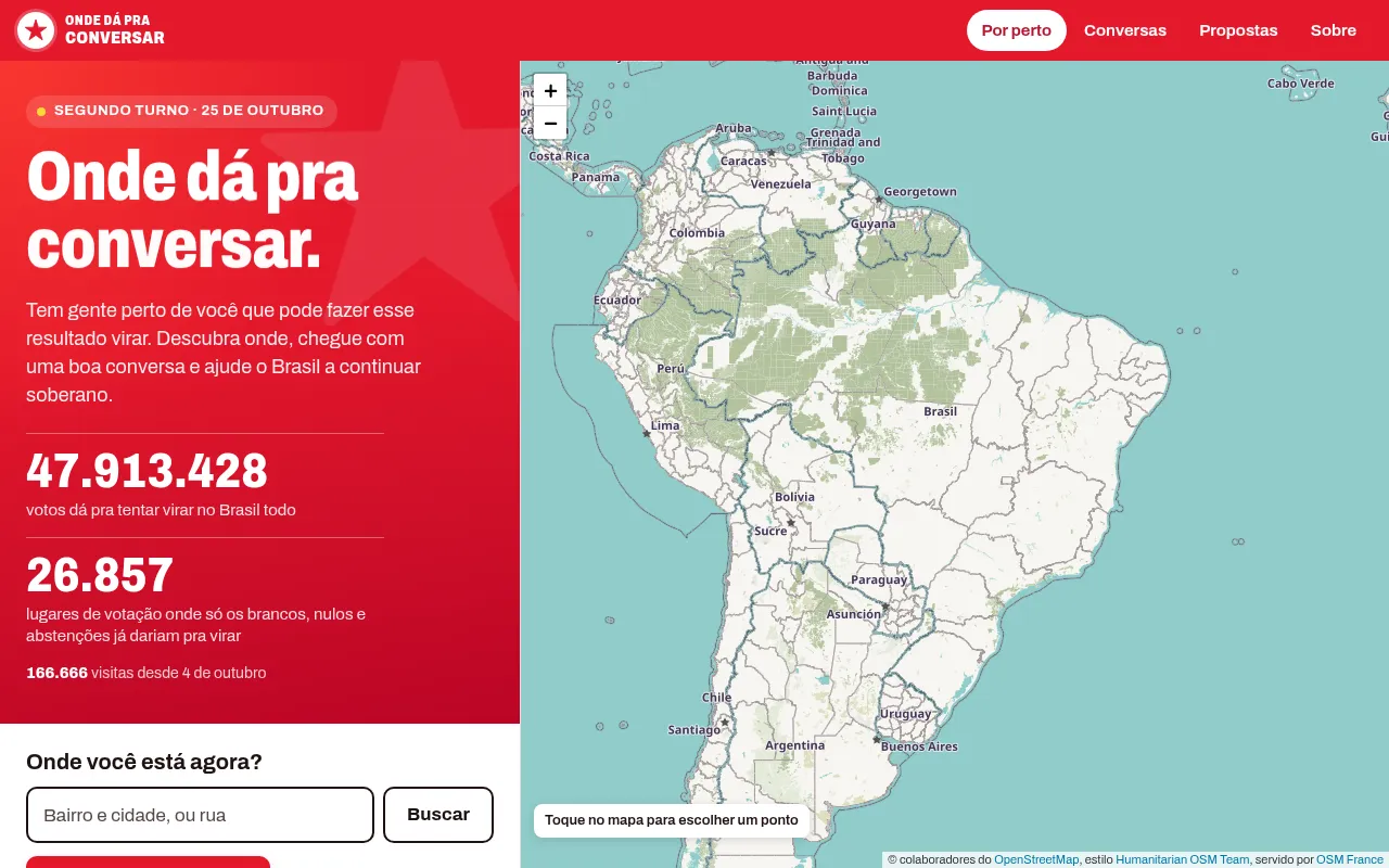 Screenshot of ondedapraconversar.com.br