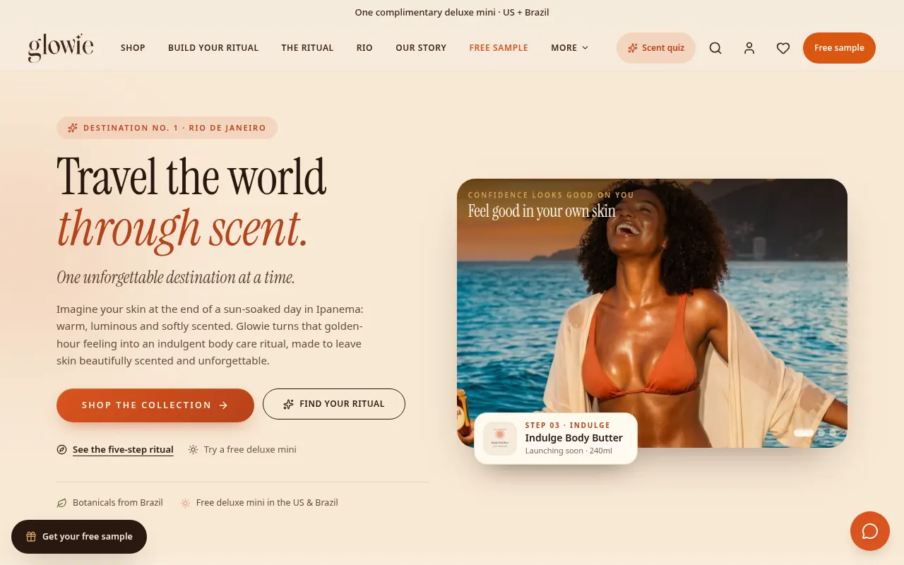 Screenshot of iloveglowie.com