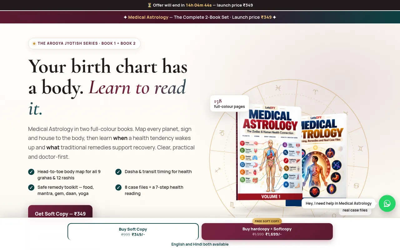 Screenshot of medical-astrology.letsdfy.in