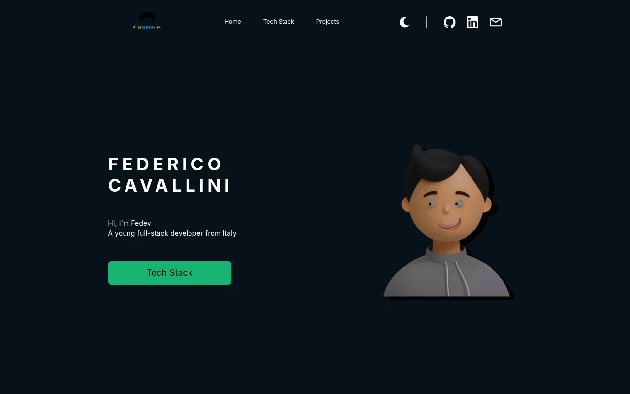 Screenshot of fedev.me