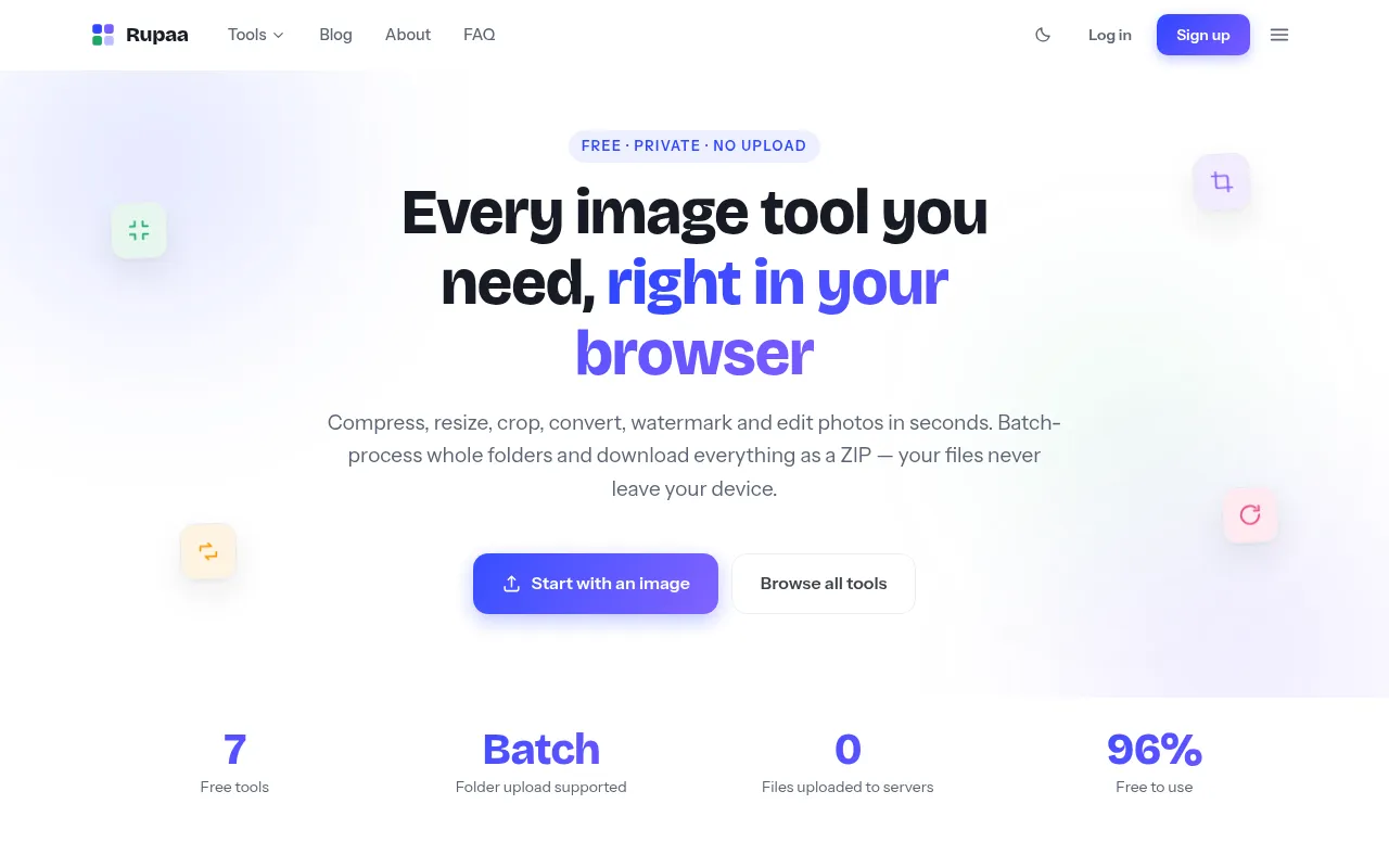 Screenshot of rupaacompress.com