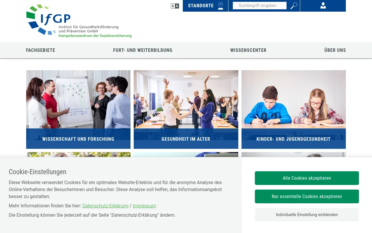 Screenshot of ifgp.at