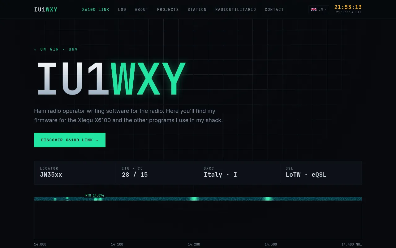 Screenshot of iu1wxy.com