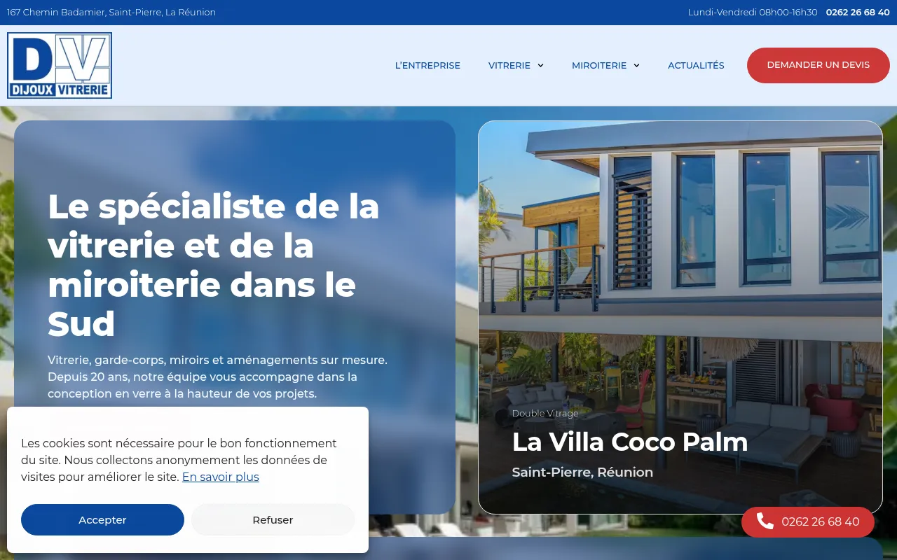 Screenshot of dijouxvitrerie.com