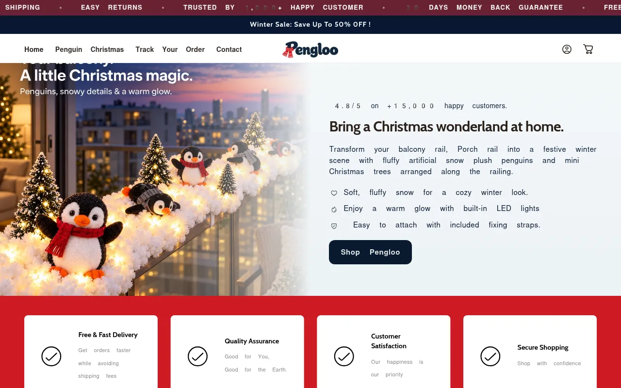 Screenshot of pengloo.store
