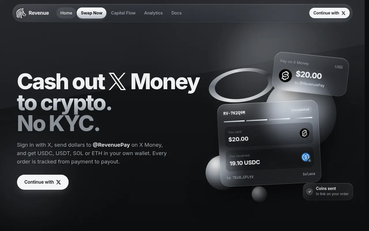 Screenshot of revenue.family