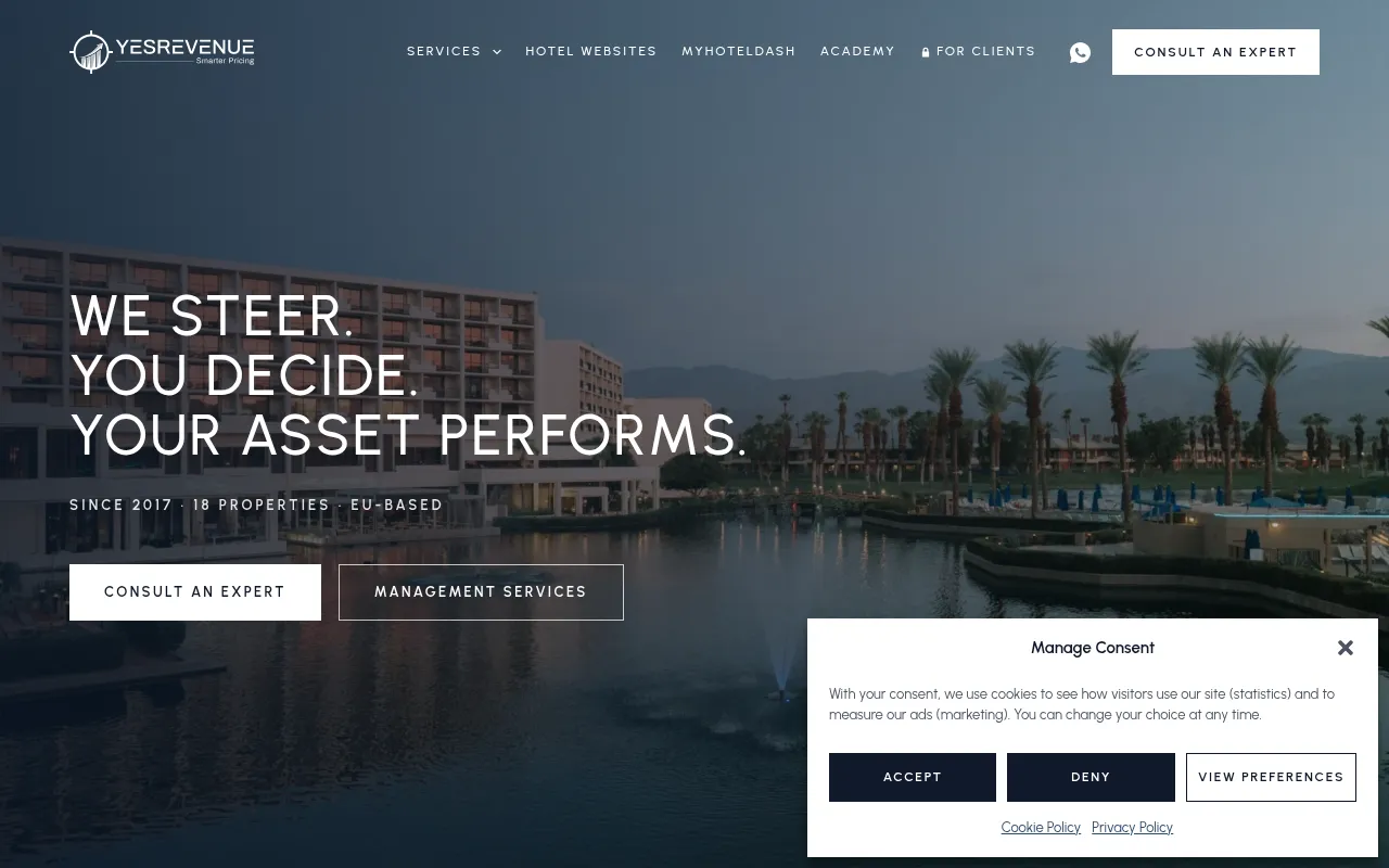 Screenshot of yesrevenue.com