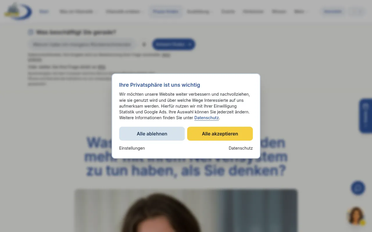 Screenshot of vitametik.de