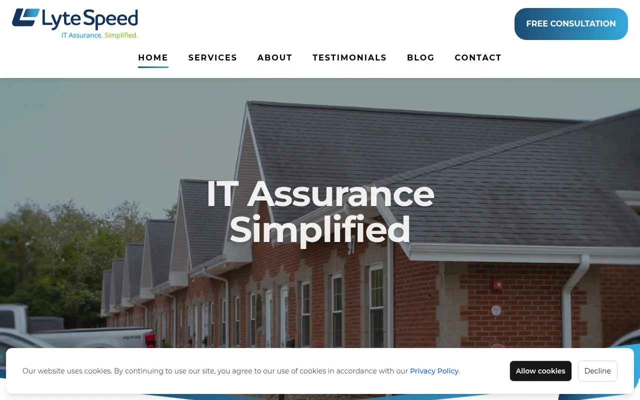 Screenshot of lytespeed.com
