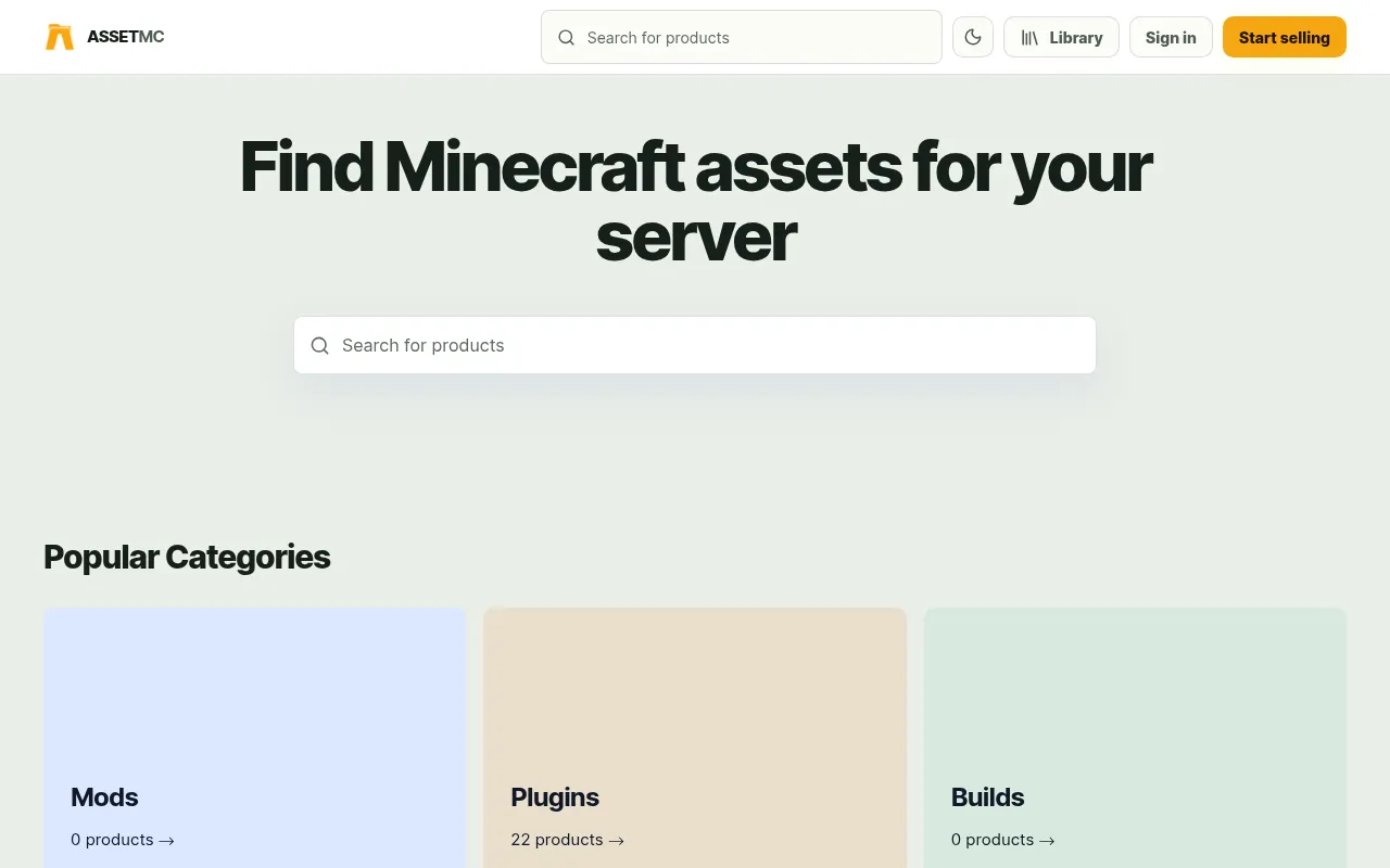 Screenshot of assetmc.org
