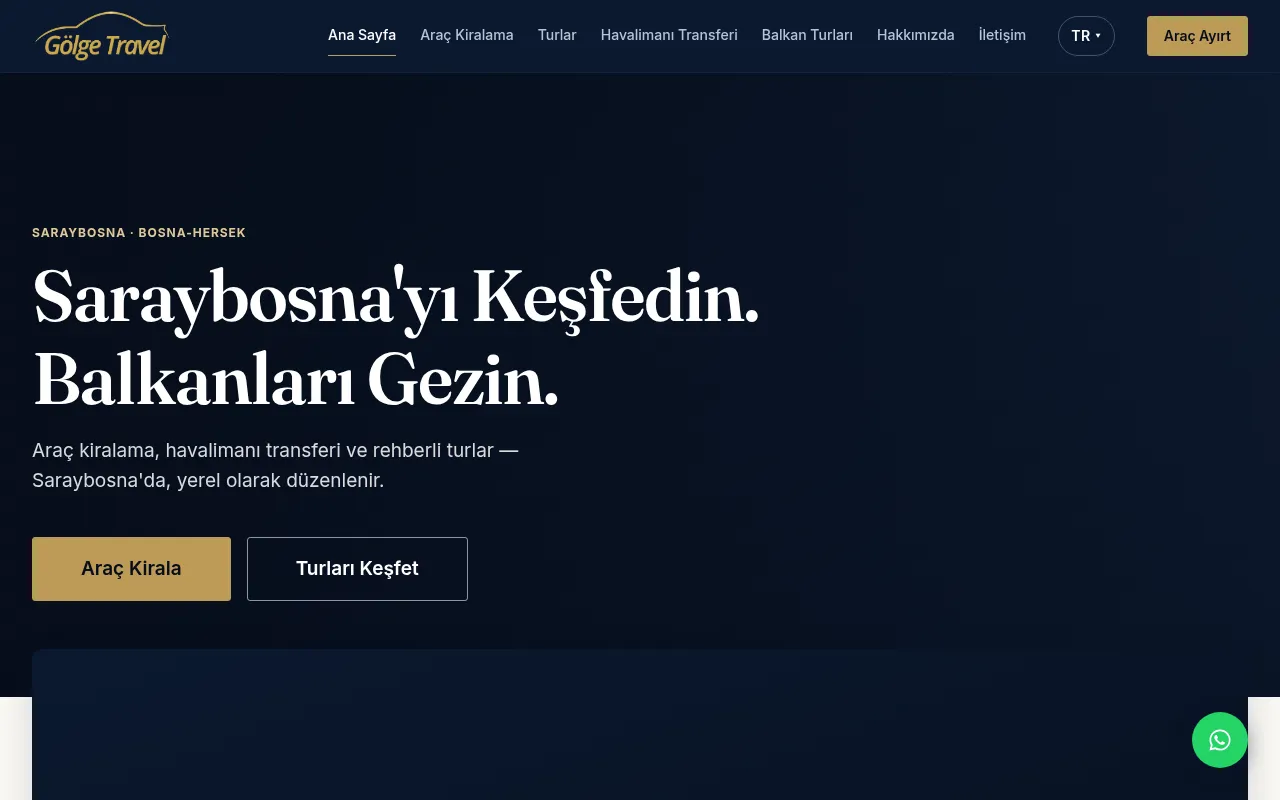 Screenshot of golgerentacar.com