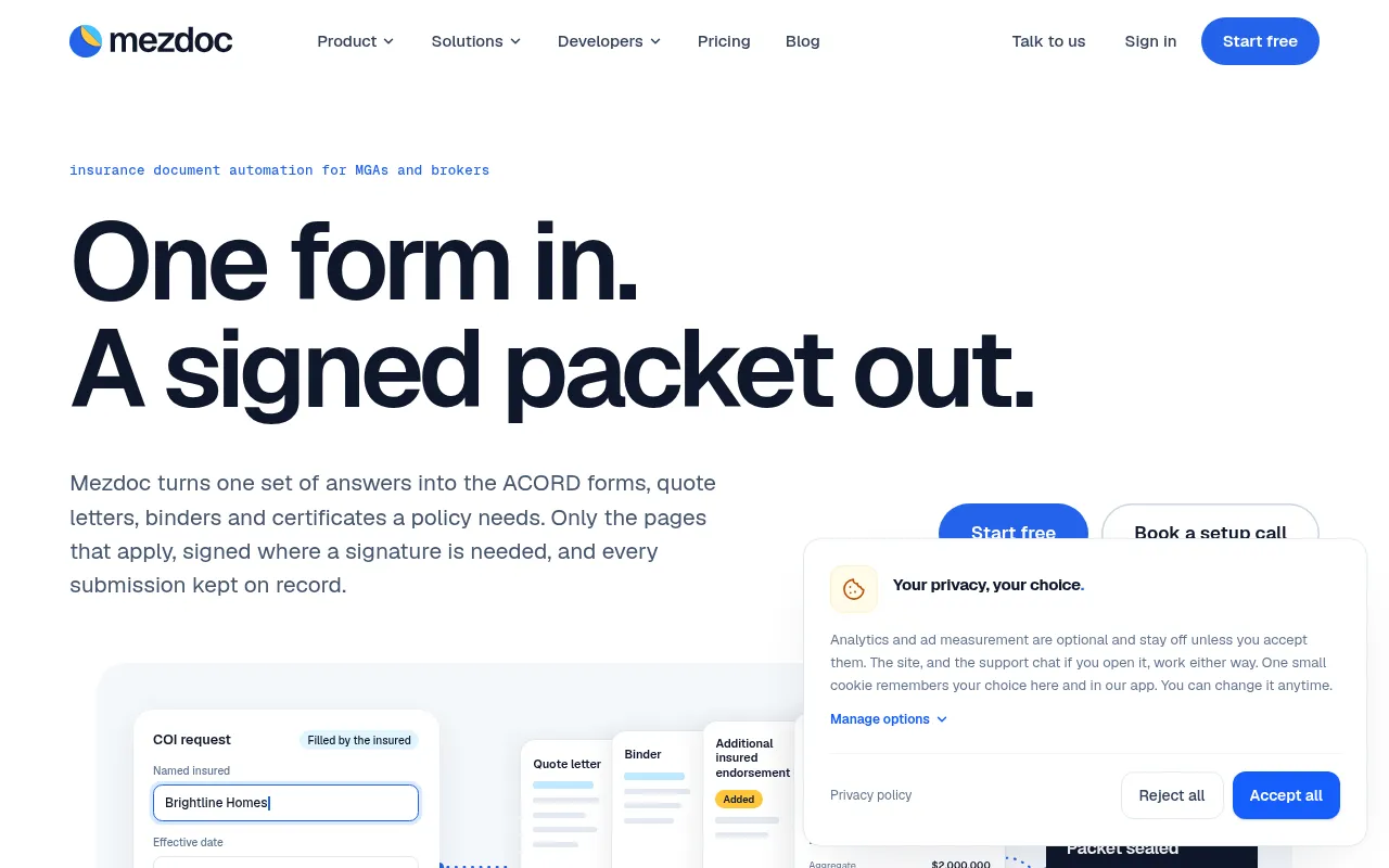 Screenshot of mezdoc.com