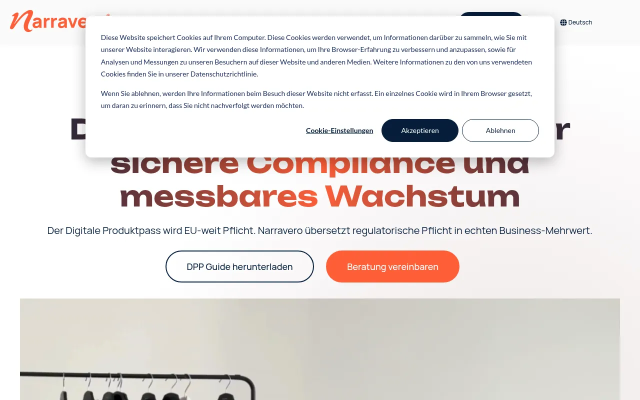 Screenshot of narravero.com