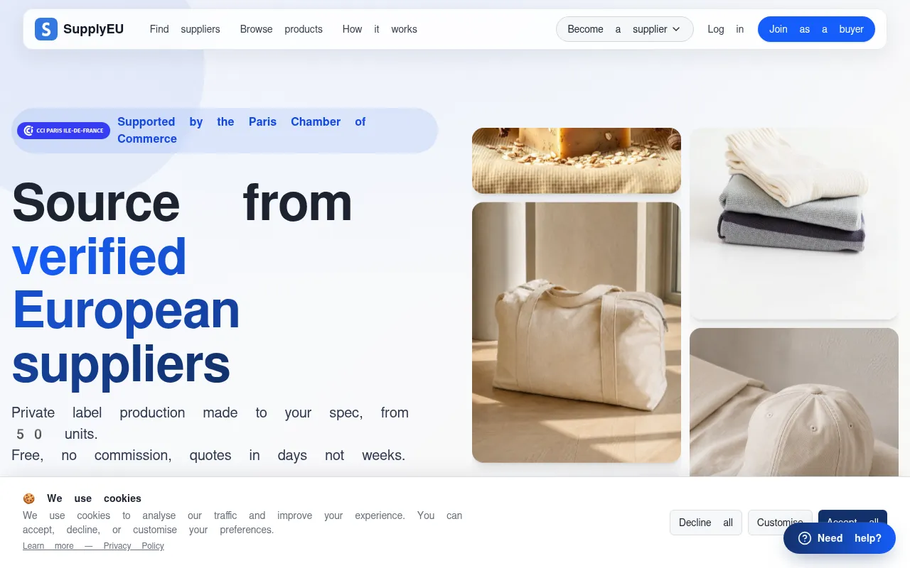 Screenshot of supply-eu.com