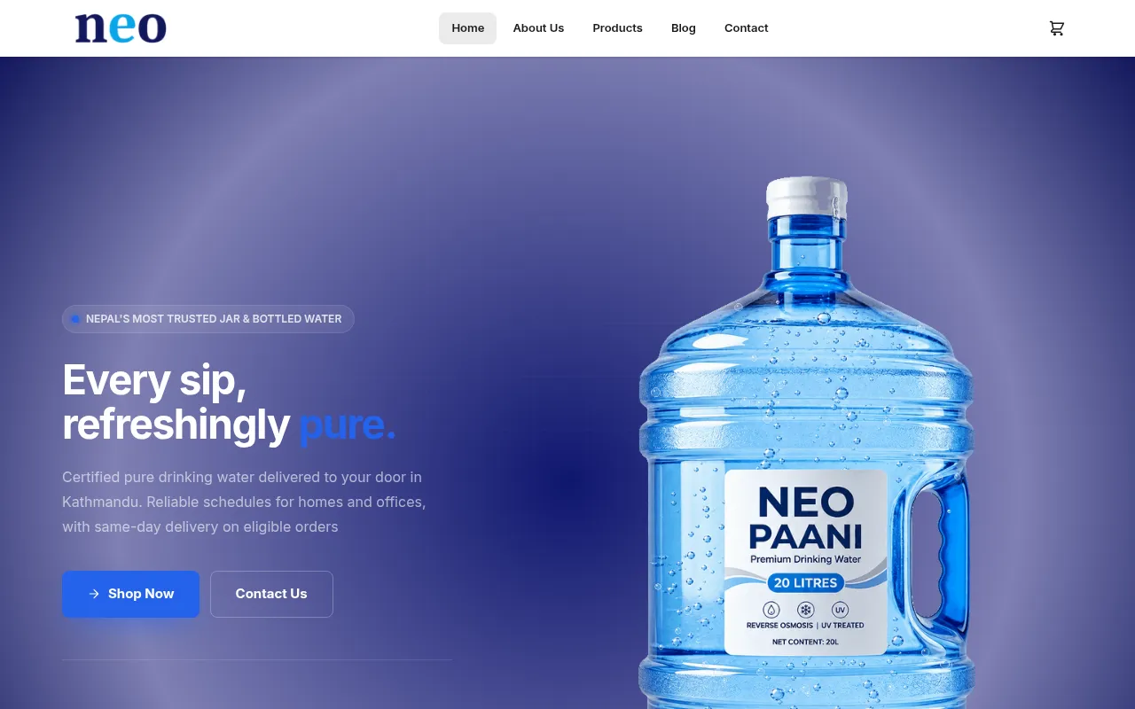Screenshot of neopaani.com