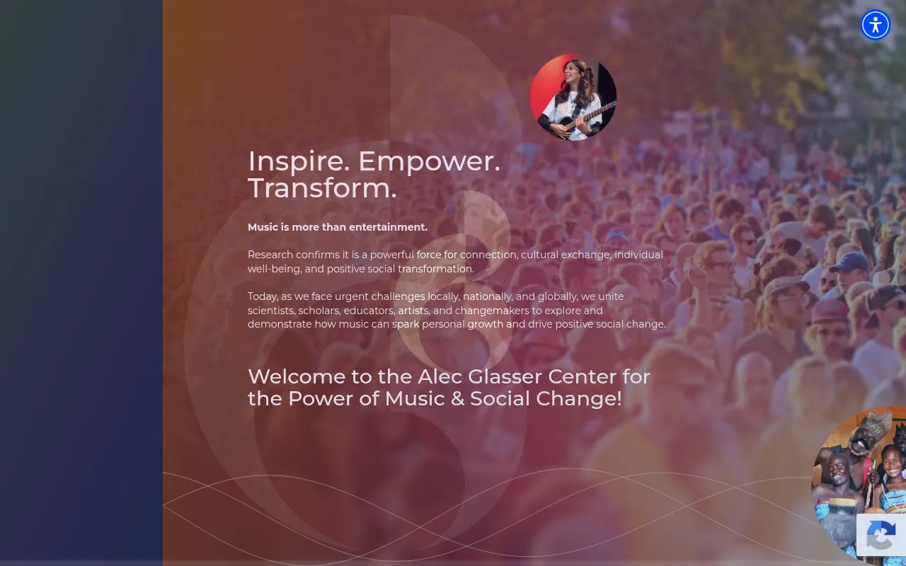Screenshot of glassercenter.uci.edu