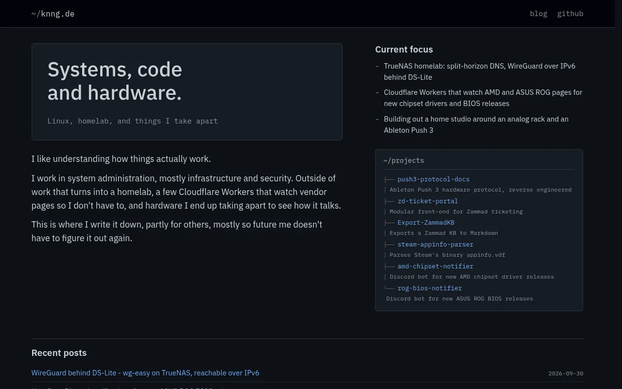 Screenshot of knng.de