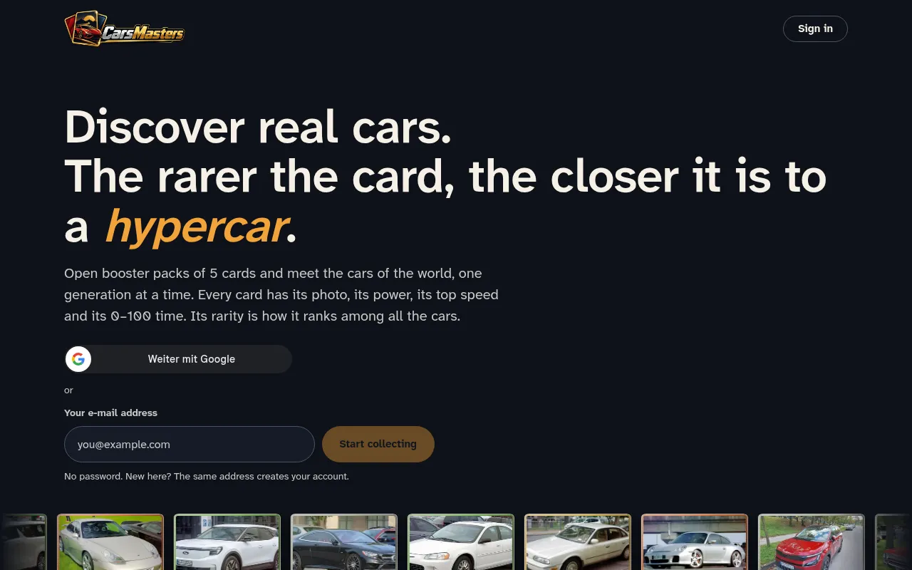 Screenshot of cars-masters.com