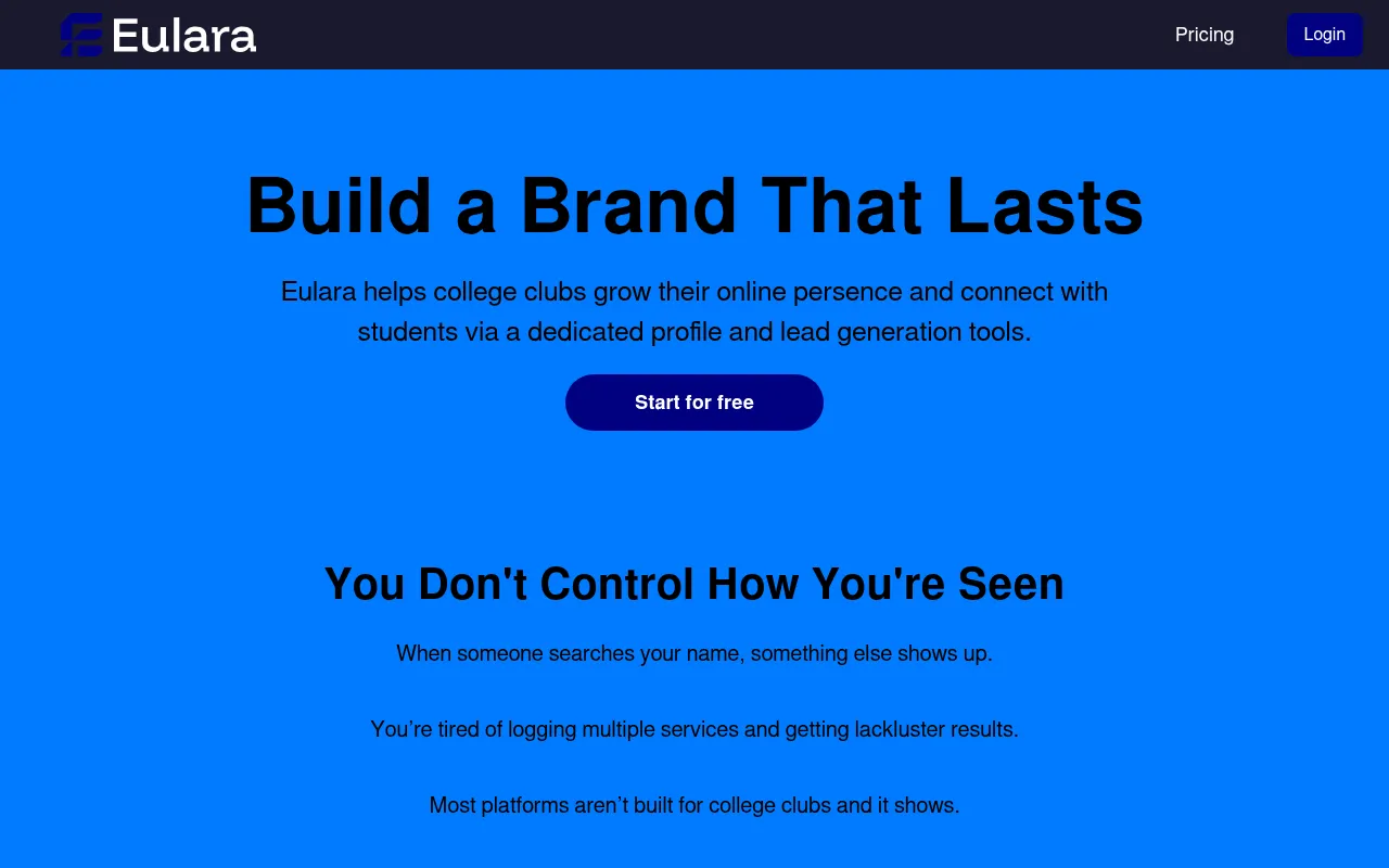 Screenshot of eulara.com