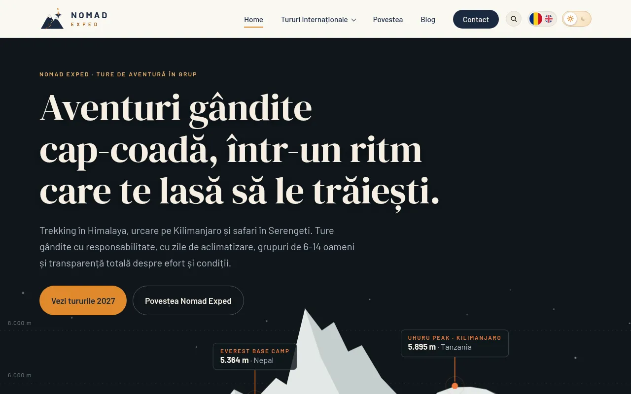 Screenshot of nomad-exped.ro