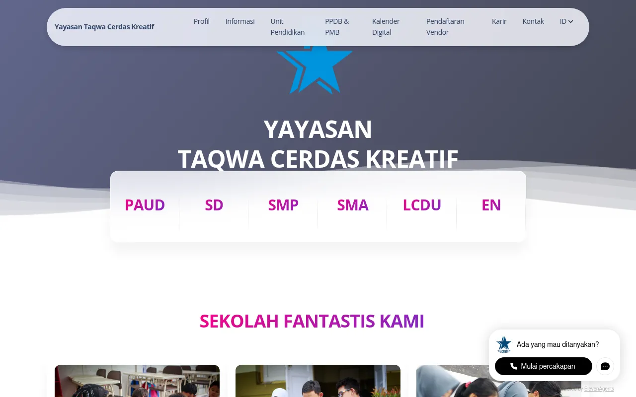 Screenshot of alfacentauri.sch.id