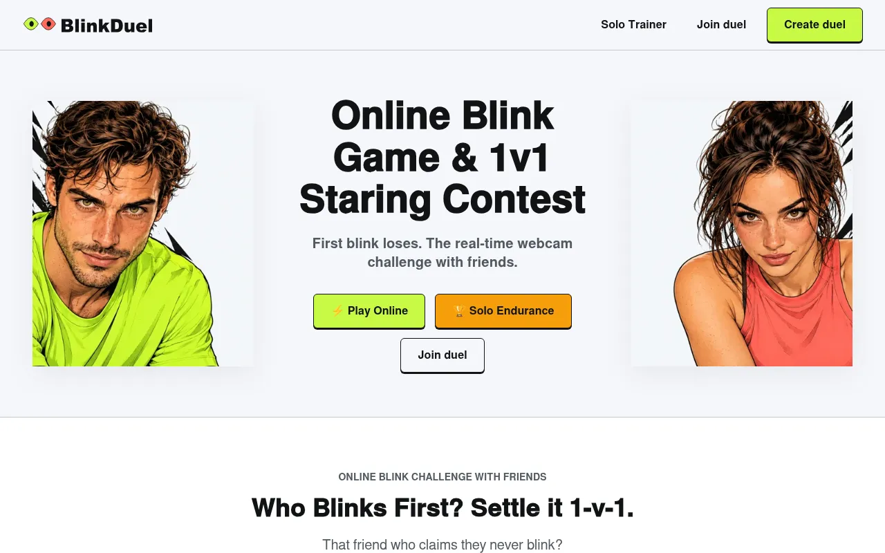 Screenshot of blinkduel.com