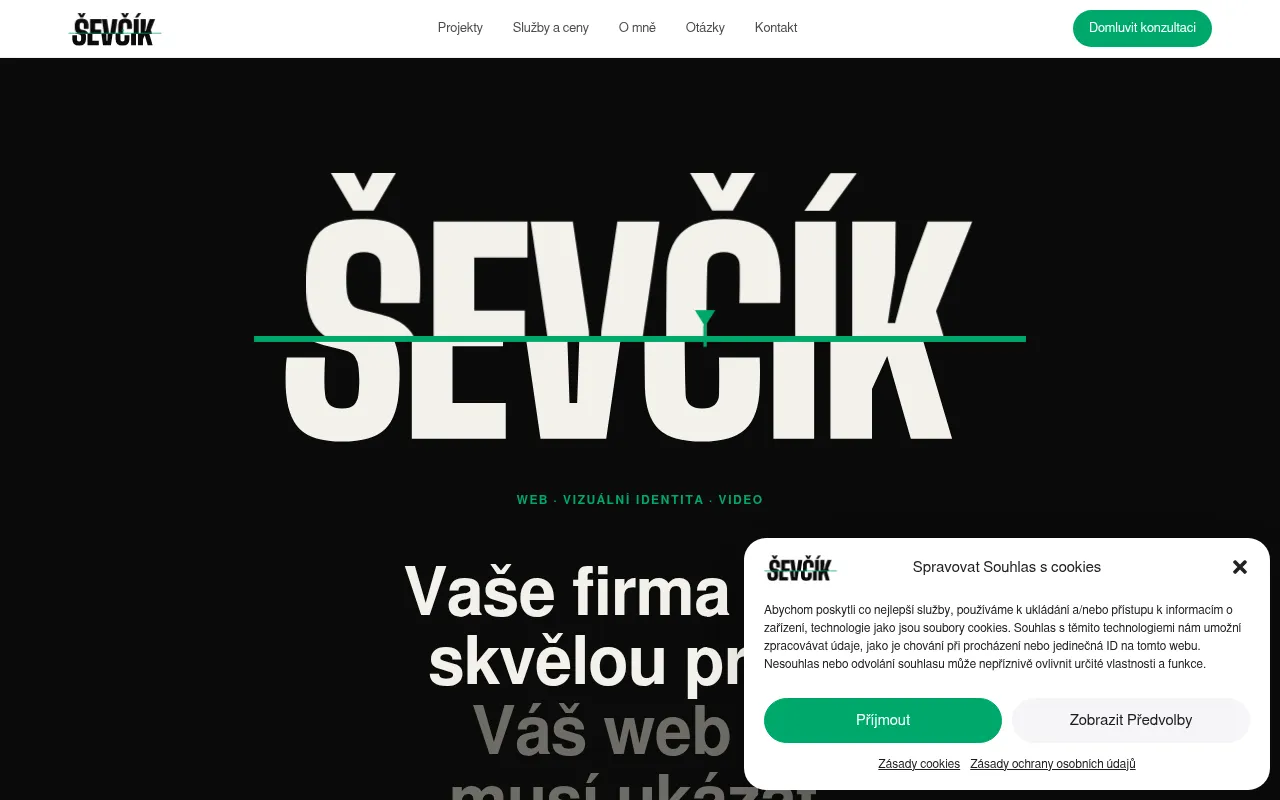 Screenshot of grafikasevcik.cz