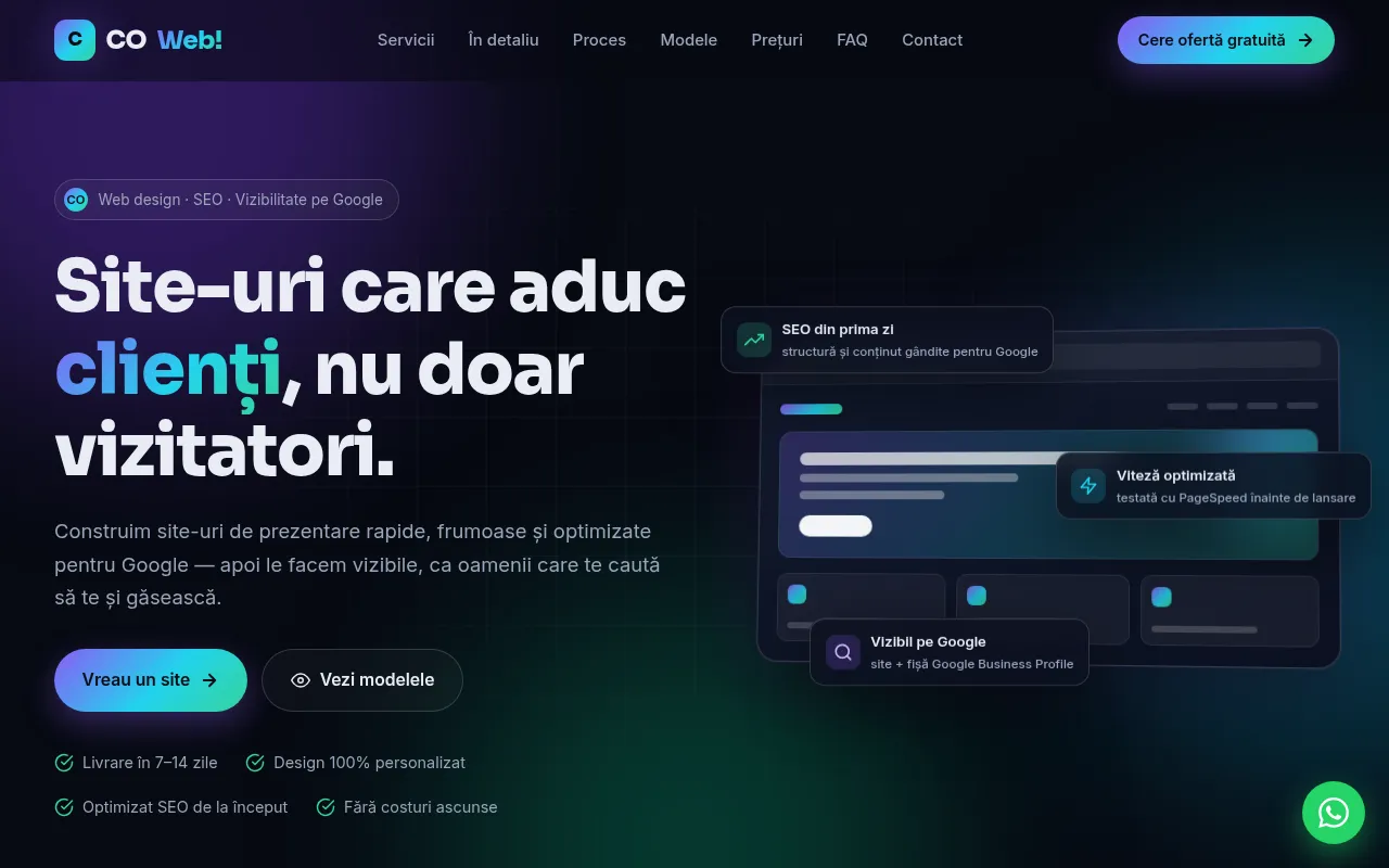 Screenshot of coweb.ro
