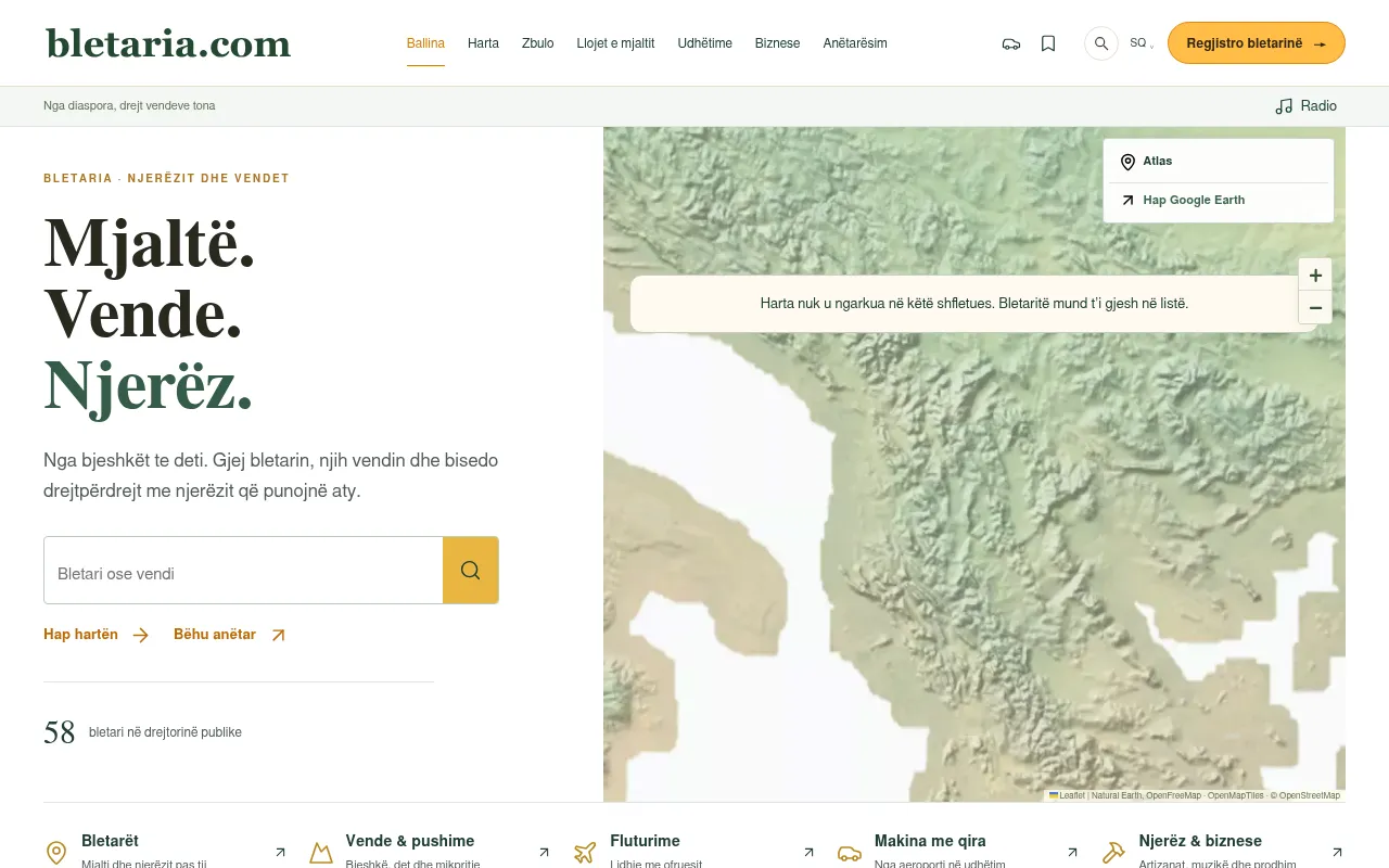 Screenshot of bletaria.com