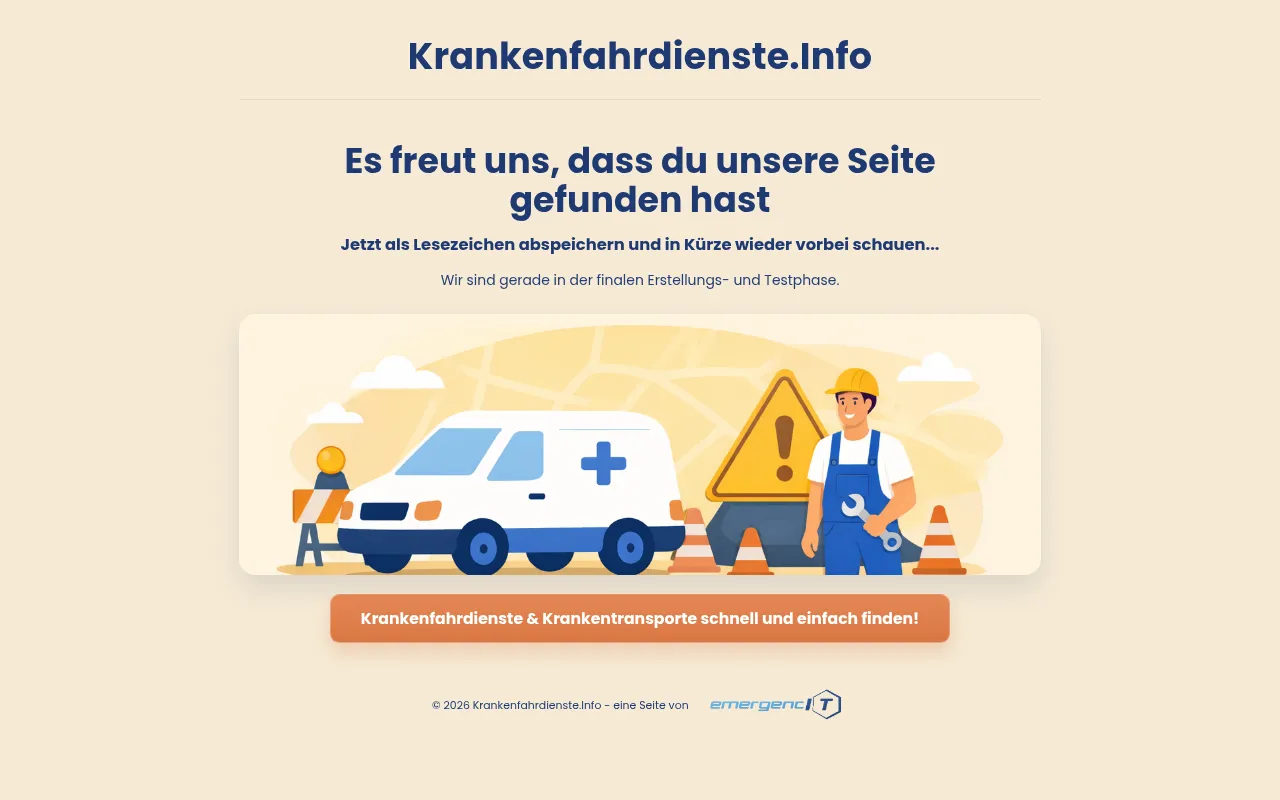 Screenshot of krankenfahrdienste.info
