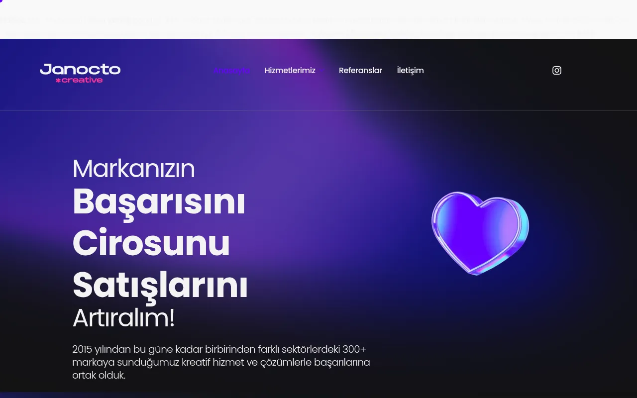 Screenshot of janoctocreative.com