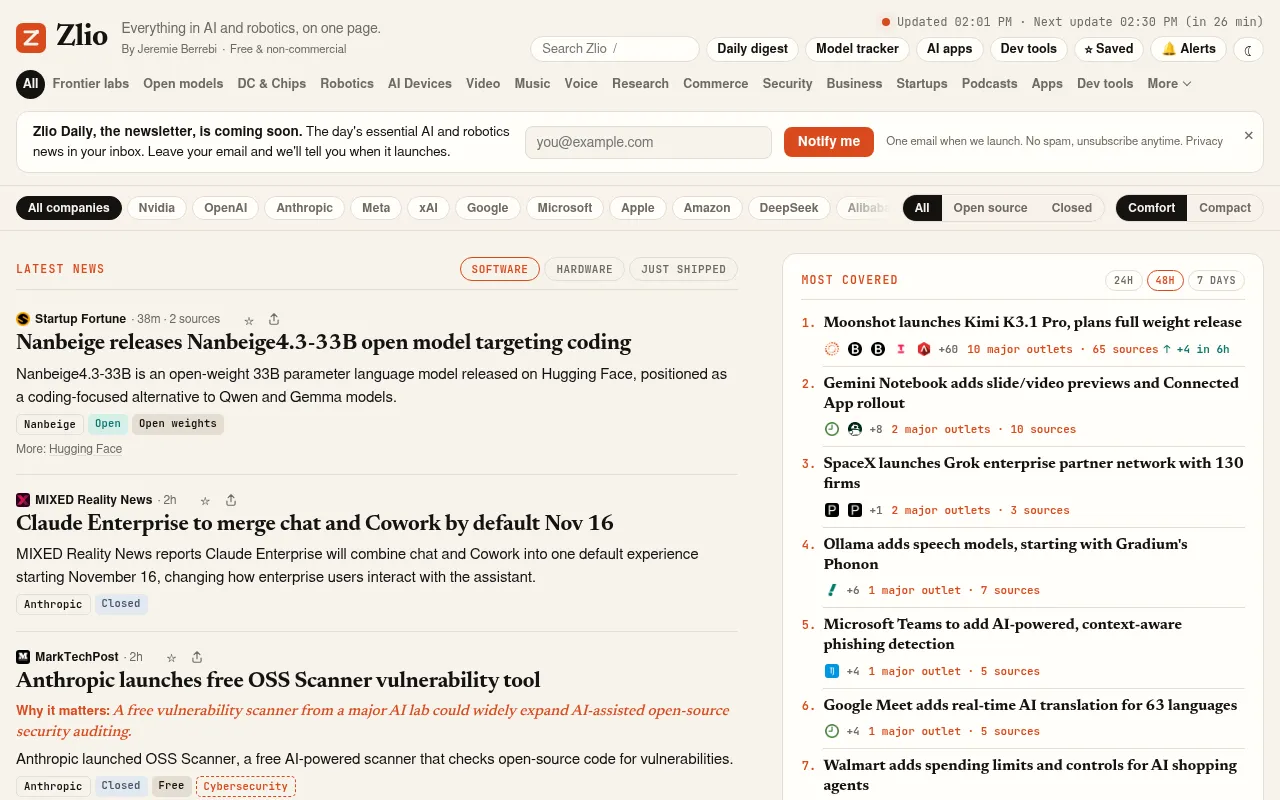 Screenshot of zlio.com