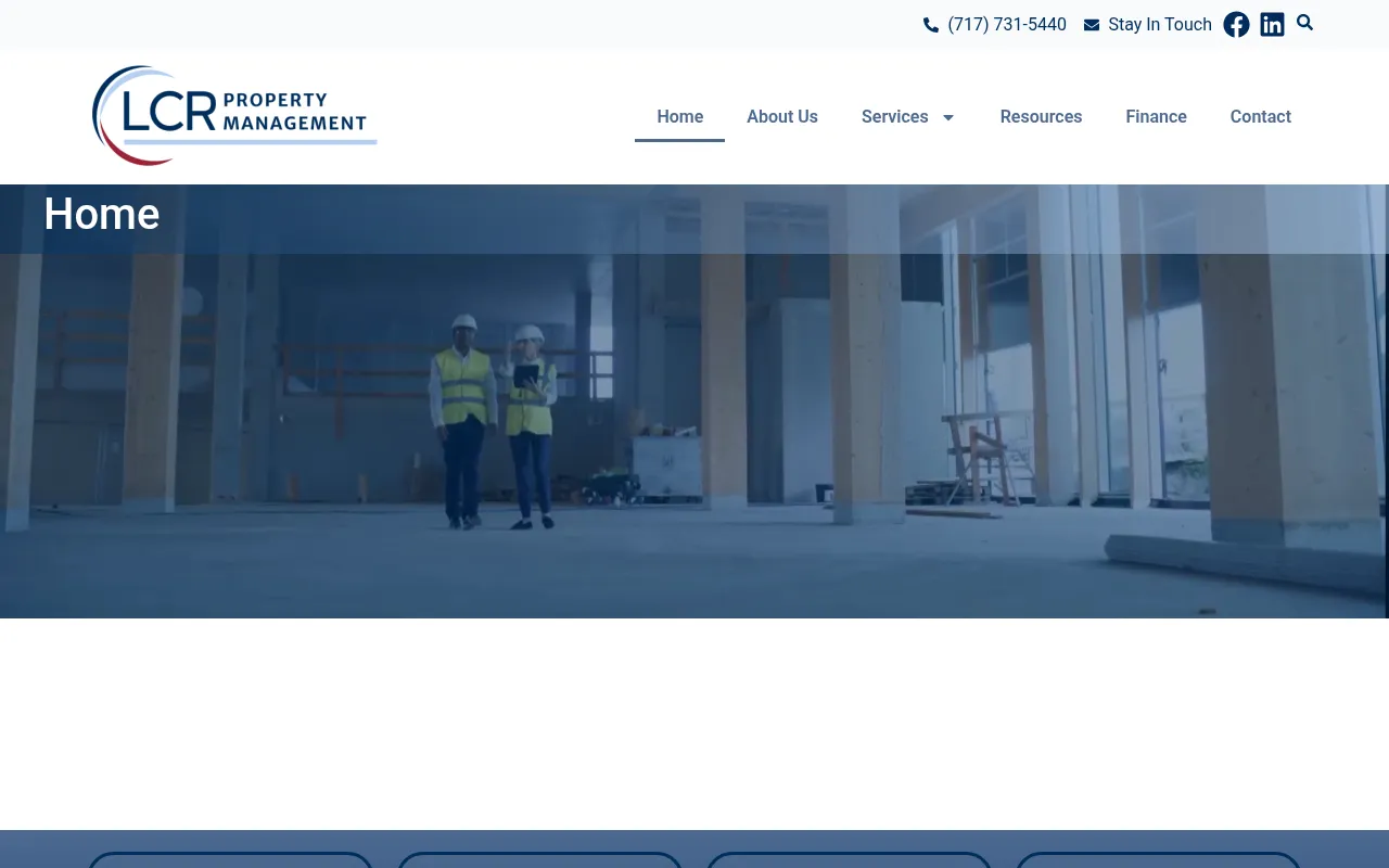 Screenshot of lcrpropmgmt.com