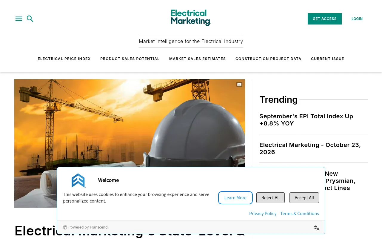Screenshot of electricalmarketing.com
