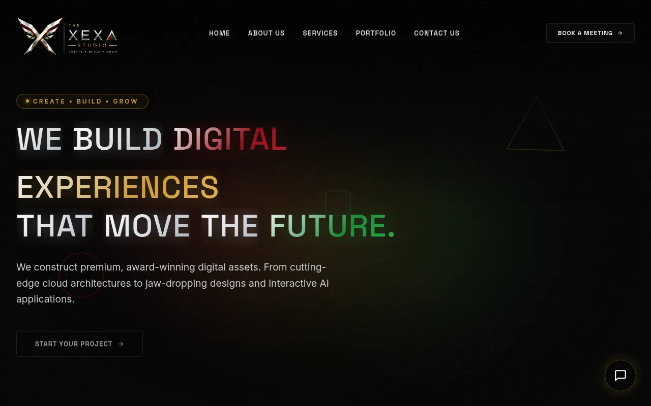 Screenshot of thexexastudio.com