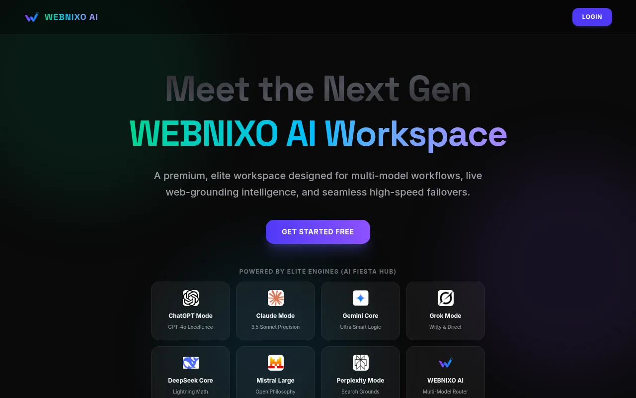 Screenshot of webnixo.in