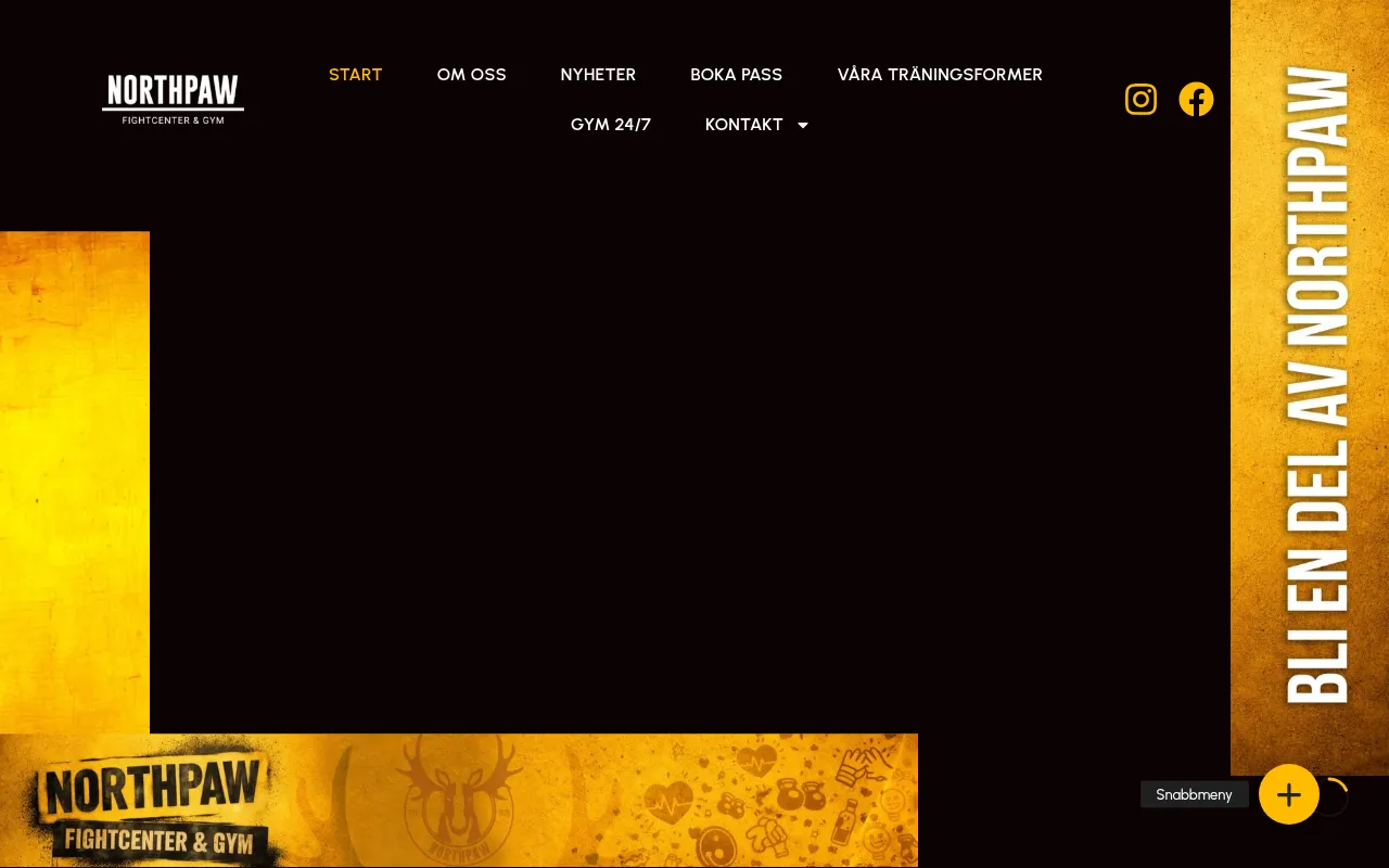 Screenshot of northpaw.se