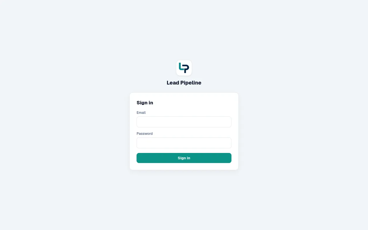 Screenshot of leadpipeline.app