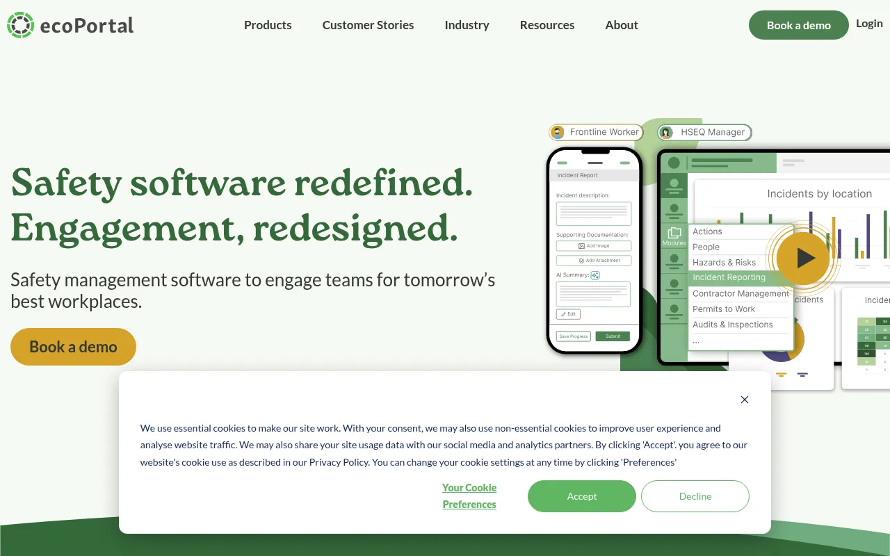 Screenshot of ecoportal.com